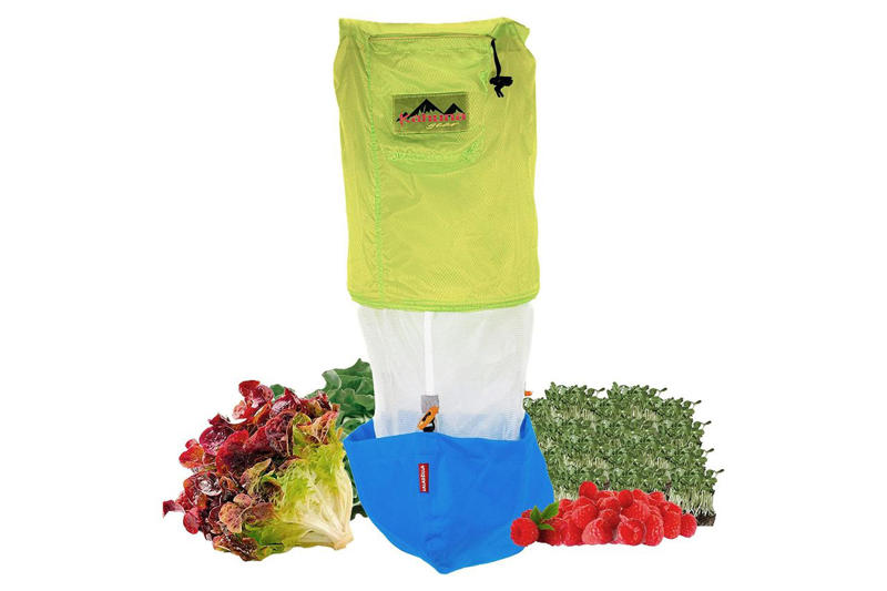 OXO Good Grips Little Salad and Herb Spinner , Kahuna Gear Saladzilla Collapsible Salad Spinner , Pyrex Storage Plus 7-Cup Round Glass Food Storage Dishes, Set of 2 , Skroam Glass Meal Prep Containers, Set of 10 , Vejibag Organic Cotton Crisper Bag , Cottify Reusable Cotton Mesh Produce Bags