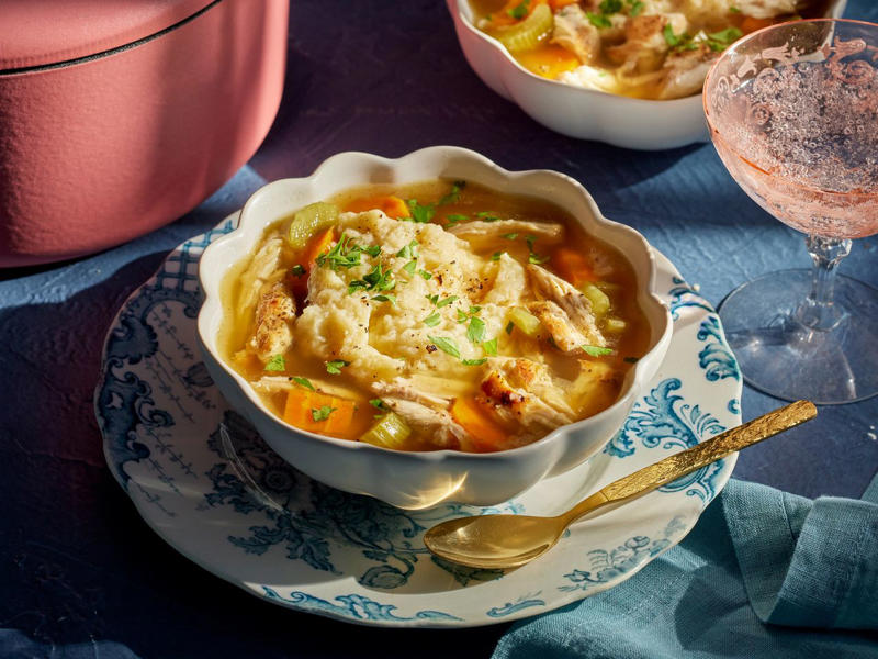 Rustic Chicken and Dumplin's, One Pot Tuscan Shrimp and Orzo, Marry Me Bean Soup, Classic Swiss Steak, Hoppin’ John, One-Pot Chicken and Rice, Beef Ragu