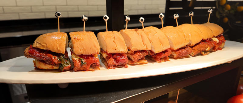 Leaning into Italian sandwiches, Dueling nachos all season long, Not your run-of-the-mill hot dog, A little more Latin influence, A Crewsmas treat for opening night, Are you getting thirsty now?