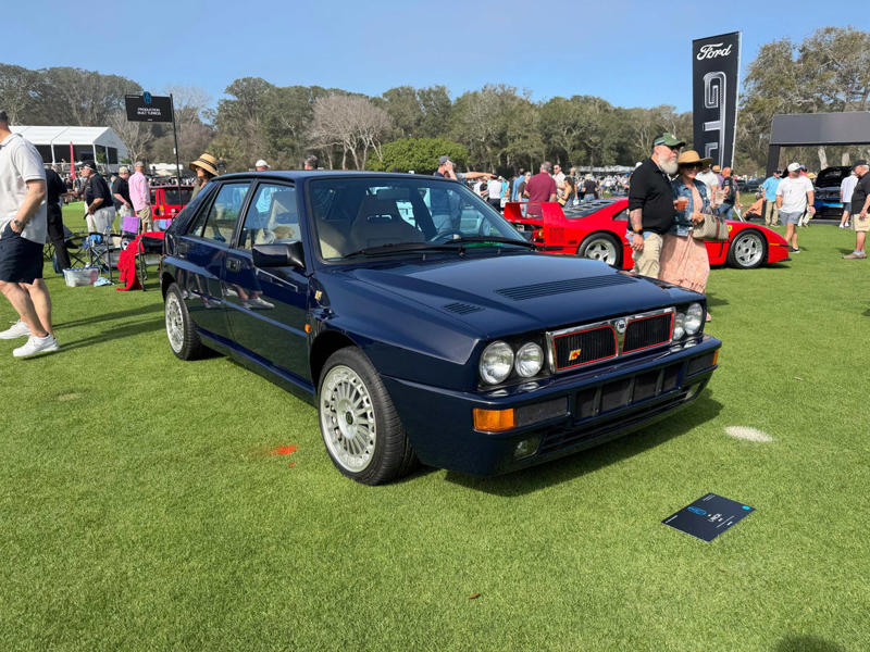 1934 LaSalle 350, 1957 Ford Thunderbird, 1965 Porsche 356C Cabriolet Police Car, 1985 Renault R5 Turbo II, 1994 Lancia Delta Integrale Evoluzione II, 1954 Kurtis 500S, 2008 Harmon Splinter, 2024 SCAD Aether, 2024 Bugatti Mistral, Dario Franchitti Race Car Collection, Honorable Mention: GEM eLXD Electric Medic Car