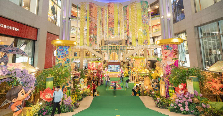 1. Suria KLCC, 2. Alamanda Shopping Centre, 3. Pavilion Bukit Jalil, 4. Pavilion Damansara Heights, 5. Pavilion Kuala Lumpur, 6. The Exchange TRX, 7. Lalaport BBCC