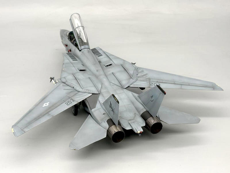 ■キットに関して, ■1/48トムキャットの縮小版とは呼ばせない, ■プラモの達人とトムキャット, ■究極のトムキャットをロービジ塗装で仕上げる, ■ロービジ塗装に昂る, ▼タミヤ「1/72 F-14Dトムキャット」ギャラリー