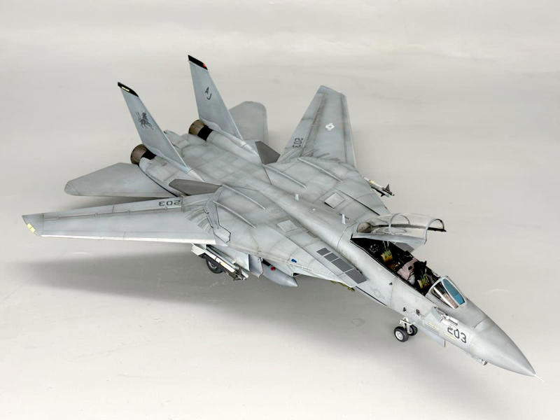 ■キットに関して, ■1/48トムキャットの縮小版とは呼ばせない, ■プラモの達人とトムキャット, ■究極のトムキャットをロービジ塗装で仕上げる, ■ロービジ塗装に昂る, ▼タミヤ「1/72 F-14Dトムキャット」ギャラリー