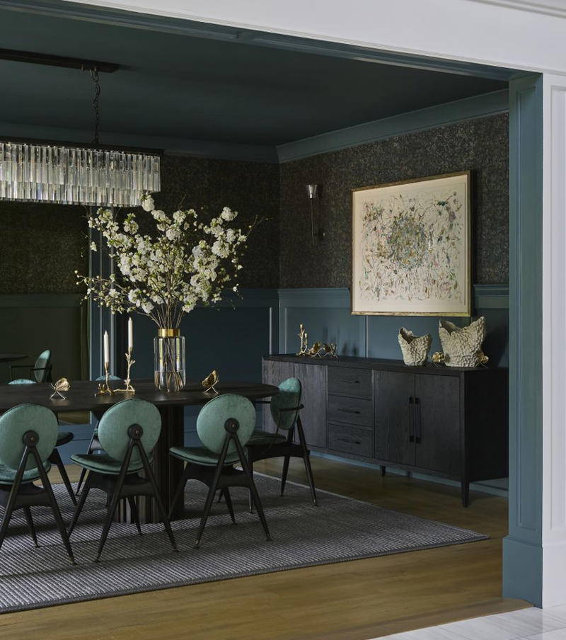 Painting Shelves Bright Red, Applying Limewash on All the Walls, Painting a Bathroom Vanity Black, Picking a Muddy Shade for Kitchen Cabinets, Going With Bold Green in the Office, Color-Drenching a Dining Room
