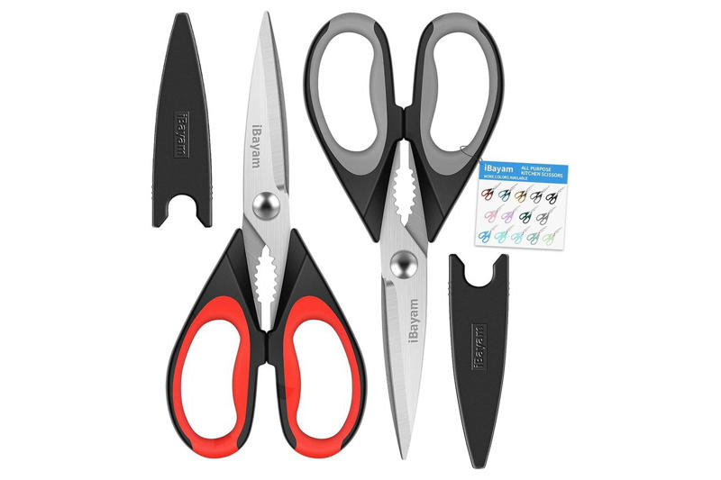 Best Kitchen Tools  or Less, Tovolo Spreader, Surdoca Bench Scraper Pack, KitchenAid Meat Tenderizer, Hotec Kitchen Tong Set, Ibayam Kitchen Shears Set, Ourokhome Zester, Nilehome Whisk Set, OXO Vegetable Peeler, Ksendalo Fish Spatula, Acowell Silicone Spatula Set, Mercer Paring Knife