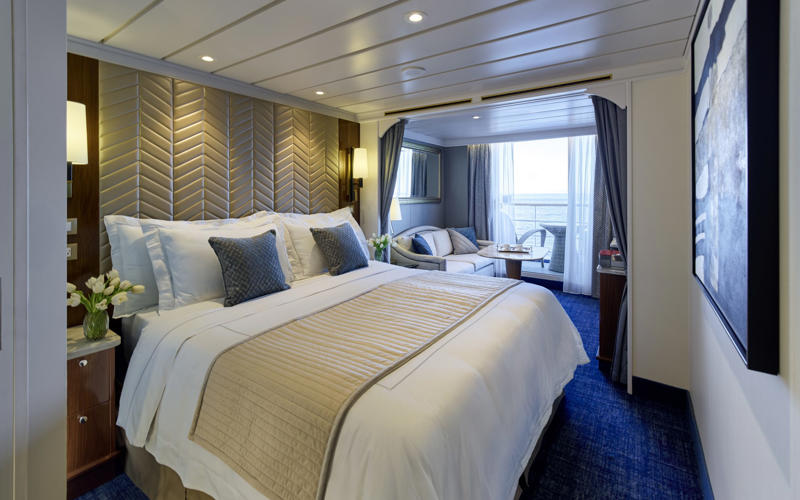 1. Where does Regent Seven Seas Cruises sail?, 2. Who does Regent Seven Seas Cruises appeal to?, 3. Regent Seven Seas Cruises’ fleet, Seven Seas Grandeur (744 passengers), Seven Seas Splendor (750 passengers), Seven Seas Explorer (750 passengers), Seven Seas Voyager (706 passengers), Seven Seas Mariner (700 passengers), Seven Seas Navigator (490 passengers), 4. Access for guests with disabilities, 5. Loyalty scheme