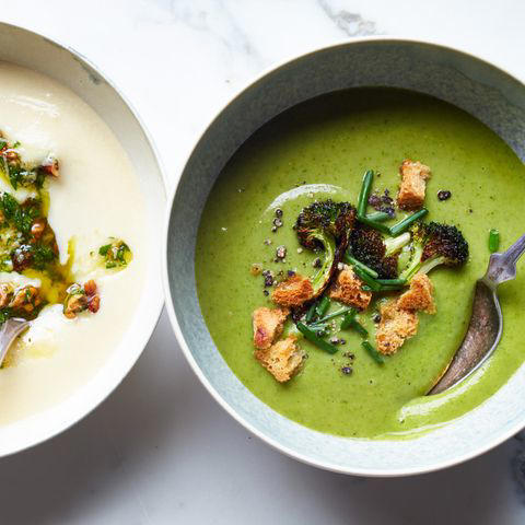 Herb Guacamole, Buttery Irish Cabbage, Pandan and Coconut Cake, Espagueti Verde (Green Spaghetti), Prosciutto-Wrapped Halibut with Asparagus Sauce, Gingery Creamed Kale and Cabbage, Pistachio-Chocolate Snacking Cake, Sauce Verte, A Perfect Pot of Lentils, Restorative Ginger and Turmeric Noodle Soup, Wedge Salad with Tahini Green Goddess Dressing, Green Curry, Mafaldine with Pea Shoot—Meyer Lemon Pesto, Spring Pea Chaat with Lemon Raita, Palak "Paneer" with Pressed Fresh Ricotta, Tiger Salad with Green Tea Noodles, Vignarola (Springtime Vegetable Stew), Spiced Chimichurri with Cilantro and Dijon, Linguine with Frenched Green Beans and Parsley Pesto, Grilled Lamb Chops with Herby Yogurt Sauce, Trinidadian Green Seasoning, Smashed Fava Beans on Toast with Pecorino and Mint, Chow Dau Miu (Garlicky Stir-Fried Pea Sprouts), Creamy Vegan Pasta with Greens, Peas, and Lemon Zest, Shorbat Jarjir (Rocket Soup), Chilled English Pea Soup with Crab and Meyer Lemon, Risotto with Parsley Puree and Caramelized Garlic, Lemony Barley Salad with Kale Pesto, Creamy Spinach Soup with Dill, Matcha Tea Cake Cookies, Broccoli-Spinach Soup with Crispy Broccoli Florets and Croutons