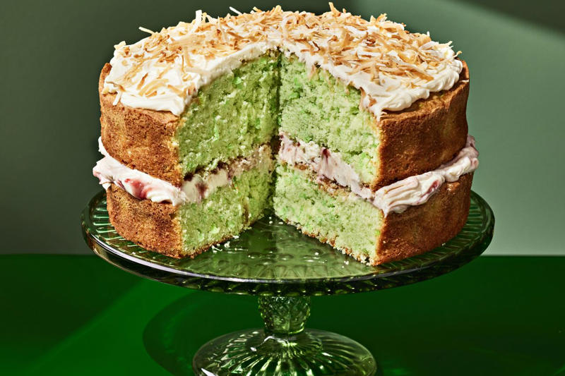 Herb Guacamole, Buttery Irish Cabbage, Pandan and Coconut Cake, Espagueti Verde (Green Spaghetti), Prosciutto-Wrapped Halibut with Asparagus Sauce, Gingery Creamed Kale and Cabbage, Pistachio-Chocolate Snacking Cake, Sauce Verte, A Perfect Pot of Lentils, Restorative Ginger and Turmeric Noodle Soup, Wedge Salad with Tahini Green Goddess Dressing, Green Curry, Mafaldine with Pea Shoot—Meyer Lemon Pesto, Spring Pea Chaat with Lemon Raita, Palak "Paneer" with Pressed Fresh Ricotta, Tiger Salad with Green Tea Noodles, Vignarola (Springtime Vegetable Stew), Spiced Chimichurri with Cilantro and Dijon, Linguine with Frenched Green Beans and Parsley Pesto, Grilled Lamb Chops with Herby Yogurt Sauce, Trinidadian Green Seasoning, Smashed Fava Beans on Toast with Pecorino and Mint, Chow Dau Miu (Garlicky Stir-Fried Pea Sprouts), Creamy Vegan Pasta with Greens, Peas, and Lemon Zest, Shorbat Jarjir (Rocket Soup), Chilled English Pea Soup with Crab and Meyer Lemon, Risotto with Parsley Puree and Caramelized Garlic, Lemony Barley Salad with Kale Pesto, Creamy Spinach Soup with Dill, Matcha Tea Cake Cookies, Broccoli-Spinach Soup with Crispy Broccoli Florets and Croutons