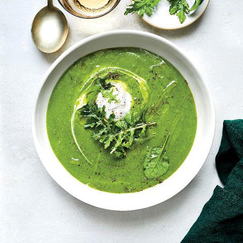 Herb Guacamole, Buttery Irish Cabbage, Pandan and Coconut Cake, Espagueti Verde (Green Spaghetti), Prosciutto-Wrapped Halibut with Asparagus Sauce, Gingery Creamed Kale and Cabbage, Pistachio-Chocolate Snacking Cake, Sauce Verte, A Perfect Pot of Lentils, Restorative Ginger and Turmeric Noodle Soup, Wedge Salad with Tahini Green Goddess Dressing, Green Curry, Mafaldine with Pea Shoot—Meyer Lemon Pesto, Spring Pea Chaat with Lemon Raita, Palak "Paneer" with Pressed Fresh Ricotta, Tiger Salad with Green Tea Noodles, Vignarola (Springtime Vegetable Stew), Spiced Chimichurri with Cilantro and Dijon, Linguine with Frenched Green Beans and Parsley Pesto, Grilled Lamb Chops with Herby Yogurt Sauce, Trinidadian Green Seasoning, Smashed Fava Beans on Toast with Pecorino and Mint, Chow Dau Miu (Garlicky Stir-Fried Pea Sprouts), Creamy Vegan Pasta with Greens, Peas, and Lemon Zest, Shorbat Jarjir (Rocket Soup), Chilled English Pea Soup with Crab and Meyer Lemon, Risotto with Parsley Puree and Caramelized Garlic, Lemony Barley Salad with Kale Pesto, Creamy Spinach Soup with Dill, Matcha Tea Cake Cookies, Broccoli-Spinach Soup with Crispy Broccoli Florets and Croutons