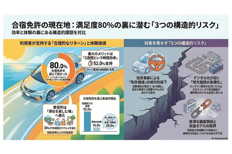 満足度と市場評価, 制度・技術のリスク, 時間効率と付加価値, 滞在型サービスの可能性