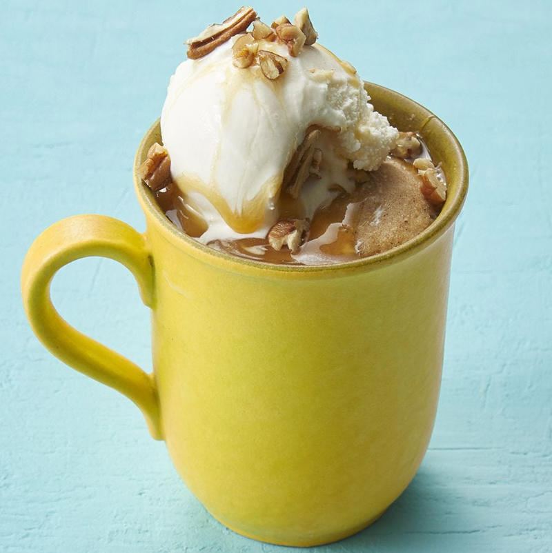 Brownie in a Mug, Butterscotch-Pecan Mug Cake, Mocha Mug Cakes, Red Velvet Mug Cake, Chocolate Cake in a Mug