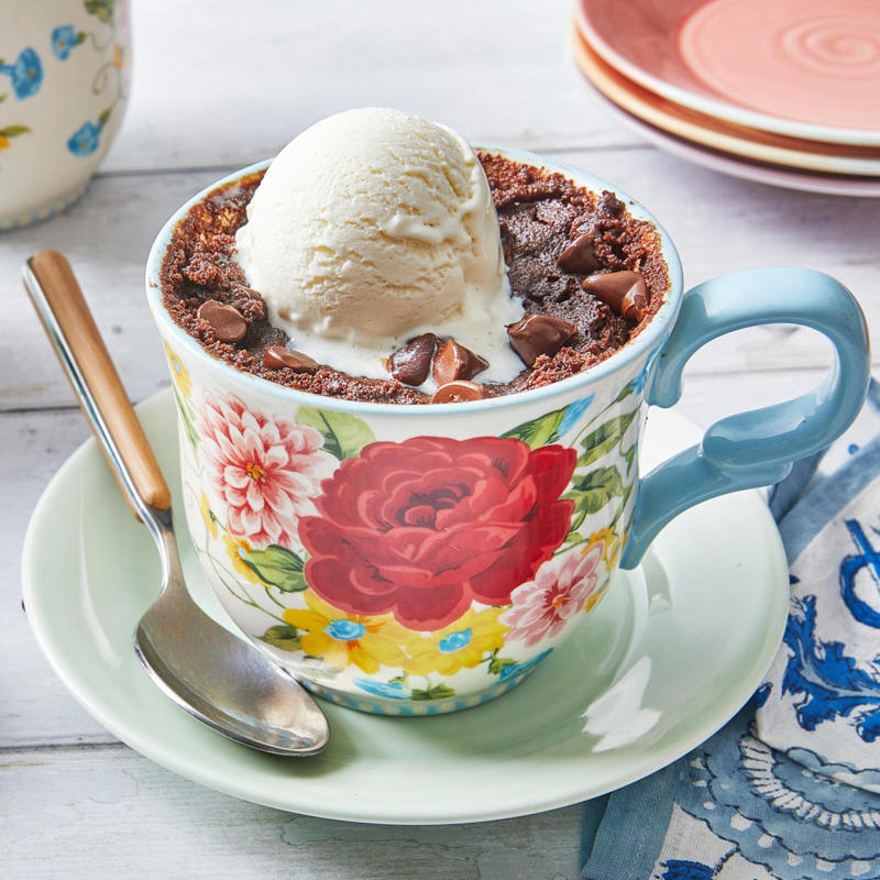 Brownie in a Mug, Butterscotch-Pecan Mug Cake, Mocha Mug Cakes, Red Velvet Mug Cake, Chocolate Cake in a Mug