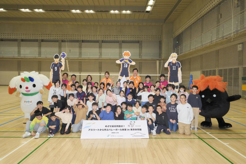 “バレーの聖地”への帰還と、一日館長への就任, 「おやつは小魚」川合会長が明かした驚きの成長秘話, 「バレーは究極の団体スポーツ」レジェンドが直接指導, スポーツを楽しむ社会の実現へ