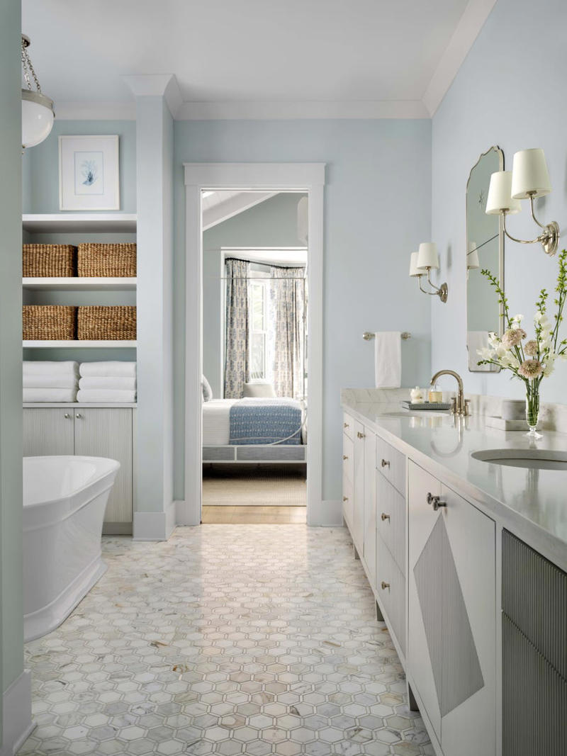 LIVING ROOM, BUTLER’S PANTRY, DINING ROOM, PRIMARY BEDROOM, PRIMARY BATH, GUEST BEDROOM