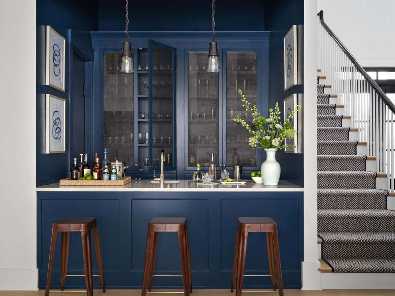 LIVING ROOM, BUTLER’S PANTRY, DINING ROOM, PRIMARY BEDROOM, PRIMARY BATH, GUEST BEDROOM