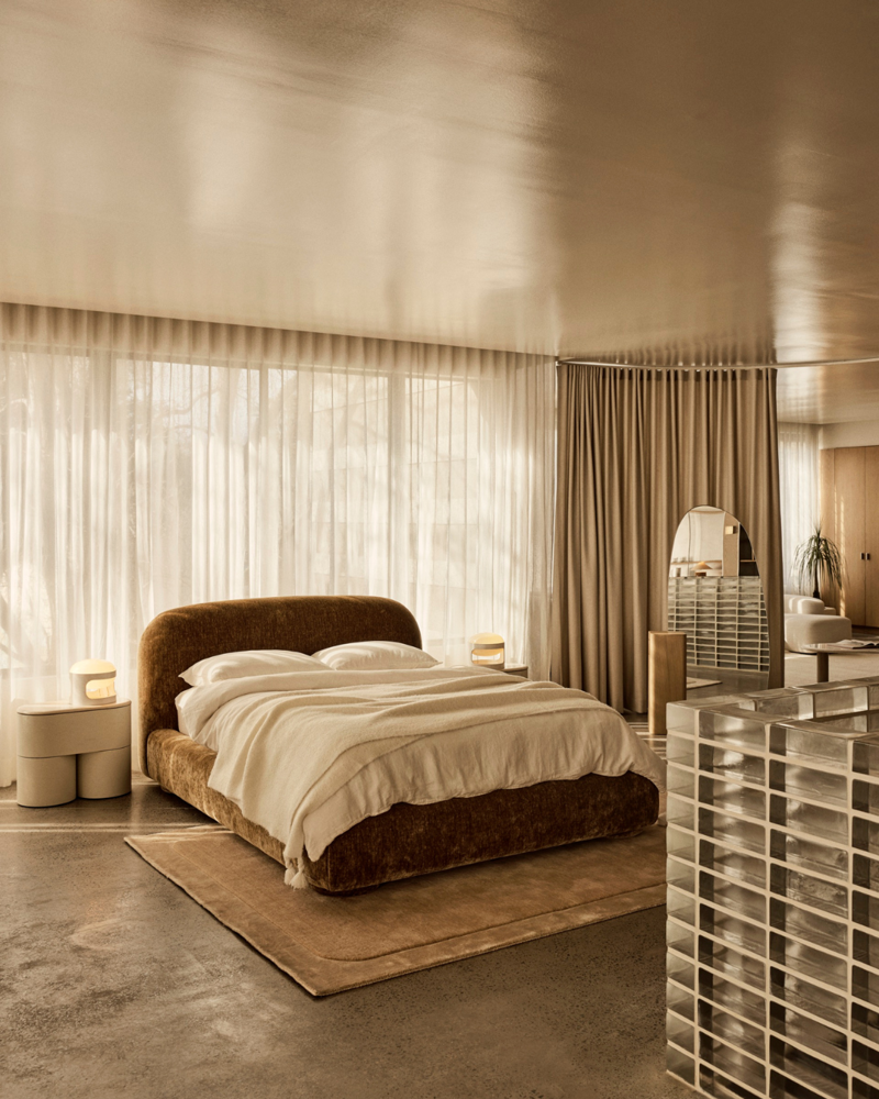 The best bed frames in Australia, The best bed frames to shop in Australia 2026, Art deco, with a twist, Brontë blooming, Earthy neutral, Blue hues, Timber touches, Coastal escape, Hidden storage, Related stories