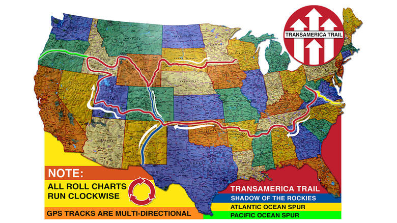 Trans-America Trail, Old Route 66, Historic Route 20, The Great Northern Route, A guided tour route, How we chose these routes