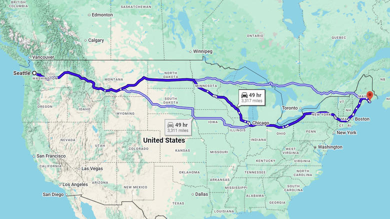 Trans-America Trail, Old Route 66, Historic Route 20, The Great Northern Route, A guided tour route, How we chose these routes
