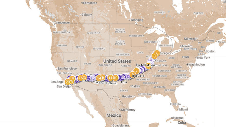 Trans-America Trail, Old Route 66, Historic Route 20, The Great Northern Route, A guided tour route, How we chose these routes