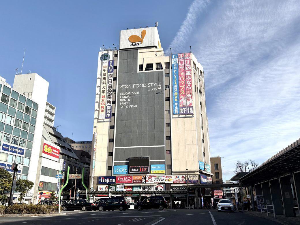 クリーンで便利すぎる市川駅前, 駅直結が奪った百貨店の機能, 本八幡駅前とニッケに分かれた街の重心, 垂直から水平へ移動した街の重心, 百貨店はなぜ「必要なくなった」のか