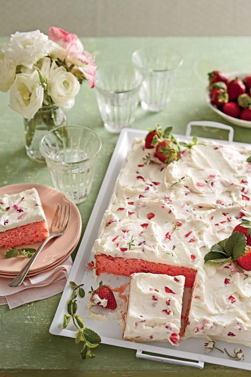 Mini Carrot Cakes, Strawberry Cheesecake, Strawberry-And-Basil Pavlova, Any-Berry No-Bake Cheesecake, Pistachio Shortbread Cookies, Strawberry Cake, Mini Caramel Cakes, Carrot Cake Cupcakes, Berry Tiramisu Icebox Cake, Strawberry Pound Cake, Mini Lemon Cakes With Lavender Glaze, Lemon Meringue Cheesecake, Strawberry Shortbread Cookies, Strawberry-Orange Fools, Baby Bourbon-Chocolate Bombes, Hummingbird Sheet Cake, Lemon Lush, Strawberry Patch Cake, Strawberry-Lemonade Cake, Classic Coconut Cake, Strawberry-Vanilla Cake, Key Lime Pound Cake, Lemon-Thyme Shortbread Cookies, Chocolate-Strawberry Cake, Heavenly Angel Food Cake, The Ultimate Carrot Cake, Classic Strawberry Shortcake, Strawberry Swirl Cream Cheese Pound Cake, Hummingbird Cupcakes With Candied Pineapple Wedges, Strawberry Icebox Cake, Key Lime Slab Pie With Strawberry Whipped Cream, Lemon Bar Cake, Chocolate Bundt Cake, Blueberry Lemon Cake, Petite Blueberry Cheesecakes, Mini Confetti Cake, Raspberry Mazurkas, Pineapple-Ginger Upside-Down Cake, Strawberry Dream Cake, Strawberries-And-Cream Sheet Cake, Key Lime Kiss, The Lemon Cheese Layer Cake, Lemon Bar Cheesecake, Lemon Pound Cake, Lemon Sherbet Cupcakes With Buttercream Frosting, Rhubarb Custard Pie, Classic Lemon Bars, Grasshopper Pie, No-Bake Strawberry Pie, Lemon Chess Pie, Mixed Berry Cheesecake Cupcakes, White Cake With Berry-Swiss Meringue Buttercream, Mini Meringue Kisses, Chocolate-Raspberry Cheesecake, Raspberry-White Chocolate Meringue Sandwich Cookies, Strawberry-Rosé Snack Cake, Strawberry Cheesecake Salad, Chocolate-Covered Strawberry Cheesecake, Lemon Raspberry Cake, Cakey Strawberry Cobbler