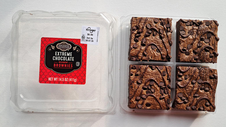 6. Family Fare Chocolate Cheesecake Brownie Bites, 5. Meijer Fudge Iced Brownies, 4. Walmart Fudge Brownies, 3. Gordon Food Service Pillsbury Deluxe Chocolate Brownies, 2. Kroger Extreme Chocolate Decadent Brownies, 1. Target Brownie Bite