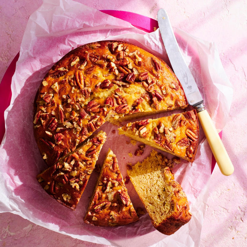 More easy bakes , Ways with cake mix, Easy lemon curd cupcakes , Women’s Weekly Duck Cake recipe , Chocolate pudding cake , Easter bunny cake , Easy Halloween cupcakes , Upside-down toffee date and banana cake , Australian Women’s Weekly Dolly Varden Cake , Tennis court birthday cake , Choo-choo train cake , Cake mix number cakes