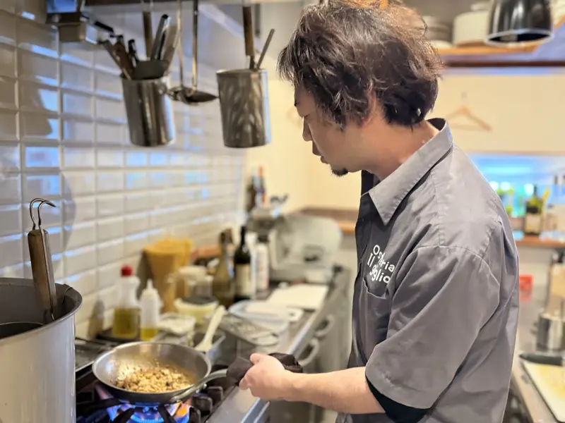 おろし金から生まれる自家製もちもちパスタ, ミニャクリス ポロネーゼ（1,700円）, イタリア郷土料理とワインが楽しめる, ワインがほどく、心の距離, この場所で、これからも