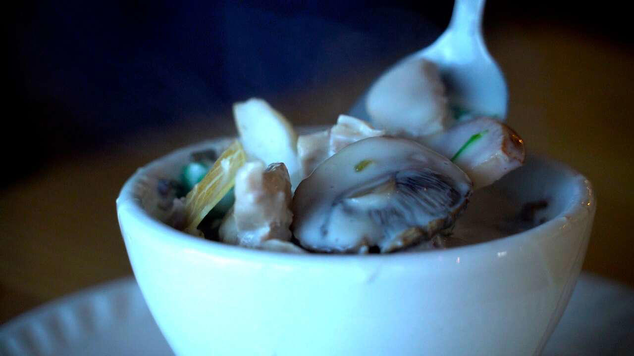 Filet mignon and frites at Hopfields, Quince and manchego empanada at Tzintzuntzan, Hunan pork stir-fry at Hunan Bistro, Pho at Pho Phong Lu, Pretzel "bagel" with lox at Easy Tiger, Pork chop at ATX Cocina, Chicken Parmesan at Birdie's Aiello's pop-up, Crab tostada at La Piscina, Beef enchiladas at Habanero, Tom kha at Thai Fresh, Related Reading, Subscribe