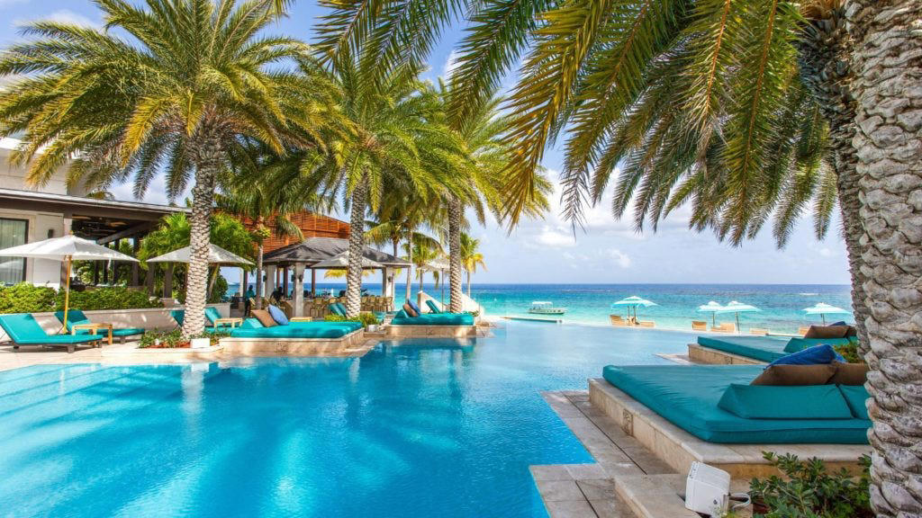 1. Scrub Island Resort, Spa, and Marina - Scrub Island, British Virgin Islands, 2. Salterra, a Luxury Collection Resort &amp; Spa - South Caicos, Turks and Caicos, 3. Zemi Beach House - Shoal Bay, Anguilla, 4. The Ritz-Carlton, Grand Cayman - George Town, Grand Cayman , 5. Carlisle Bay - Saint Mary Parish, Antigua, 6. Rosewood Little Dix Bay - Virgin Gorda, British Virgin Islands, 7. Fairmont Mayakoba - Playa del Carmen, Mexico, 8. Atlantis - Paradise Island, The Bahamas, 9. Sugar Beach, A Viceroy Resort - Soufrière, St. Lucia, 10. Le Barthélemy Hotel &amp; Spa - Gustavia, Saint-Barthélemy, French West Indies