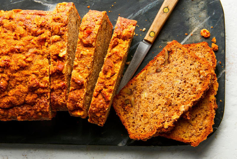 Cheesy Garlic Swirl Rolls, Butter Swim Biscuits, Banana Bread, No Knead Skillet Focaccia, Kissing Biscuits, Apple Fritter Bread, Classic Banana Bread, Zucchini Bread, Pumpkin Bread, Overnight Refrigerator Rolls