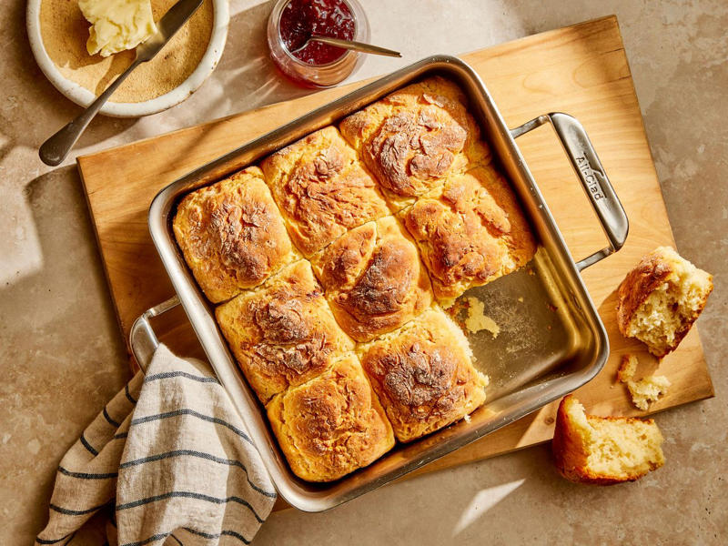 Cheesy Garlic Swirl Rolls, Butter Swim Biscuits, Banana Bread, No Knead Skillet Focaccia, Kissing Biscuits, Apple Fritter Bread, Classic Banana Bread, Zucchini Bread, Pumpkin Bread, Overnight Refrigerator Rolls