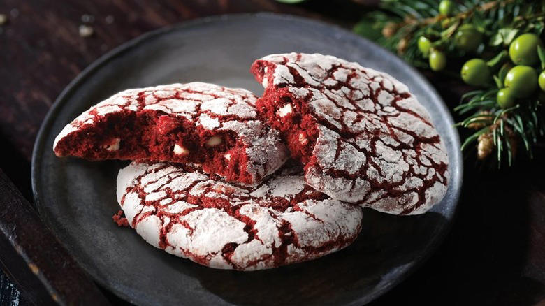 Red Velvet Crinkle Cookies Broccoli Cheddar Mac and Cheese, Chocolate Chip Bagel, Butternut Squash Ravioli, Frozen Chocolate Cold Brew, Sonoma Chicken Stew, Red Velvet Crinkle Cookies