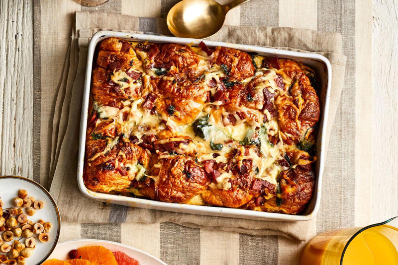Twice-Baked Potato Casserole, Baked Mac And Cheese With Bacon, Party Potatoes, Croissant Breakfast Casserole, Cornbread Casserole, Buffalo Chicken Casserole, Two-Cheese Squash Casserole Recipe, Chicken Parmesan Casserole, Beefy Nacho Casserole, Heavenly Chicken Lasagna