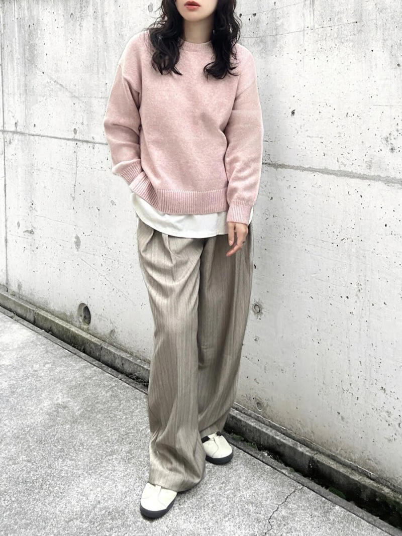 ラフなのにしっかりおしゃれ見え♡今っぽレイヤードコーデ, ゆる×すっきりで好バランス♪スタイルアップコーデ, ピンク×グレーで洗練見え！大人のきちんと見えコーデ, デニム合わせで爽やかに♪春カジュアルコーデ, 淡色でやわらかく♡大人のリラクシー春コーデ