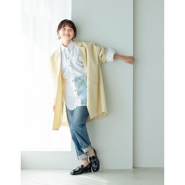 心惹かれる色は、大人ピンク, 永遠の定番、デニムを着こなす, 甘いチュールとミリタリーの、甘辛バランス, 着たい服を素直に選ぶと、気持ちがいい