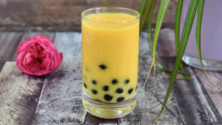 18. Strawberry milk tea, 14. Lychee, 13. Black sesame, 11. Pineapple milk tea, 9. Mango, 7. Winter melon, 3. Avocado