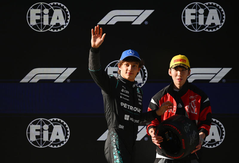 中国GPスプリント決勝：メルセデスのラッセルが快勝, セーフティカーを味方につけローソンとベアマンが入賞, 中国GP予選：アントネッリが最年少ポールポジションを獲得！, 中国GPスプリント決勝 結果, 中国GP予選 結果