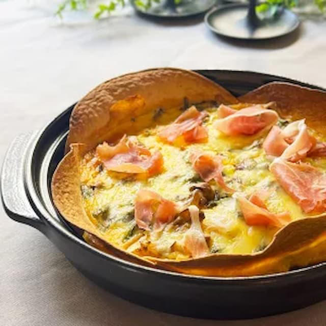 ハーブとチーズのクリスピーポテト, 鶏ひき肉の揚げワンタン, 春菊とまいたけのキッシュ, くるくるアスパラ春巻き, かずさんのプロフィール