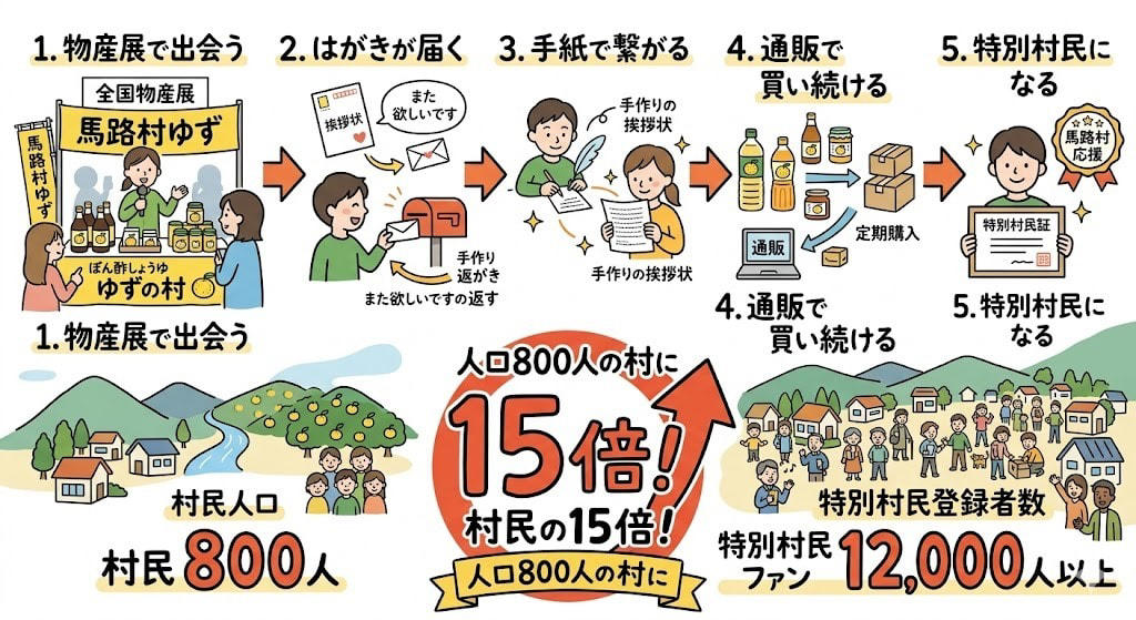 この記事で学べること, 「農家にお金が払えん」, 「見た目が悪い？潰してしまえ」, ぽん酢1本580円が年15億円になるまで, 「商品を売るな、村を売れ」, なぜ馬路村"だけ"が成功したのか, 150日間、自分の足で売った男, 大豊作が生んだ「ごっくん馬路村」, 「お客さんが喜ぶ農業へ舵を切ってみんかえ」, まとめ：「何もない」を武器にする4つの公式