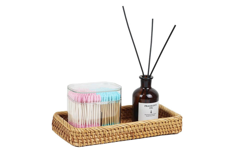 Interior Designer-Approved Decor Picks Under , KH866 Sea Shell Vase, Pumtus Poly Wicker Shopping Basket, “At Home on the Water” by Jaci Conry, Handicrafts Home Decorative Remote Holder Box, Miulee 20x20-Inch Linen Pillow Covers, Viyyiea Gold Framed Canvas Print, Ordelite Rattan Bathroom Tray, Evelynen Home Set of 2 Turkish Hand Towels, Miulee 24x24-Inch Euro Sham Pillow Covers, Refsaver Glass Cloche Jar