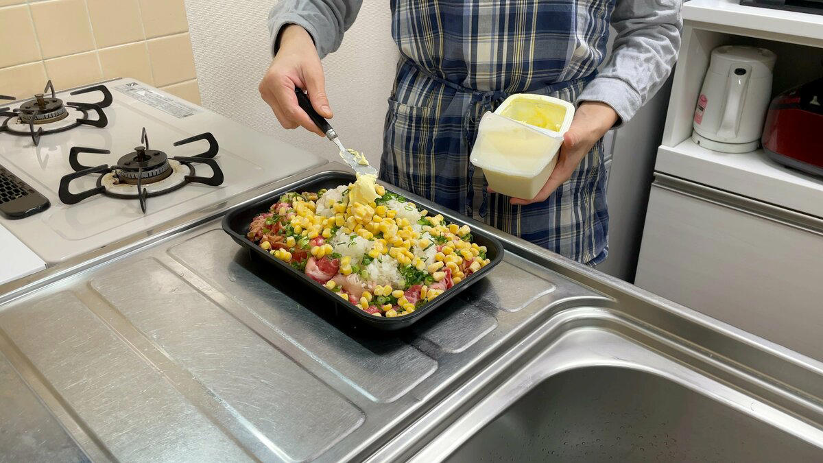 1：30秒でモッチモチ！香りもよい「冷凍タピオカ」, 2：分厚め生地で食べごたえ十分の「マカロニ」, 3：子どもウケ抜群、コスパ最高の「はちみつ梅」, 4：サラダにスープに大活躍！容量たっぷりの「クルトン」, 5：袋入りで使い勝手よし！「冷凍カーネルコーン」