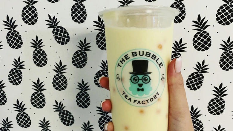 18. Strawberry milk tea, 14. Lychee, 13. Black sesame, 11. Pineapple milk tea, 9. Mango, 7. Winter melon, 3. Avocado