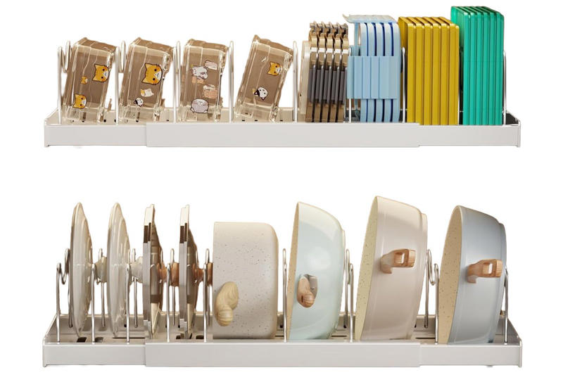 Best Amazon Kitchen Storage Products, Putting frequently used items up high in cabinets, Not cable-managing small countertop appliances, Tossing pots, pans, and their lids in lower cabinets, Using opaque food storage containers, Using drawer space for things that can be hung, Forgetting to make labels, Shoving items to the back of the pantry, Not optimizing deep cabinet shelves, Having too many water bottles, Buying too many of the wrong drawer organizers