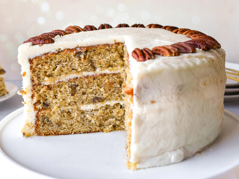 Caramel Cake, Lane Cake, Dr Pepper Sheet Cake, Texas Sheet Cake, Best Hummingbird Cake, Pig Pickin' Cake, Moist Coconut Cake, Dr. Bird Cake, Mardi Gras King Cake, Black Walnut Cake, Kentucky Butter Cake, Scripture Cake, Favorite Old-Fashioned Gingerbread, Sybil's Old Fashioned Lemon Layer Cake, Southern Praline Pecan Cake