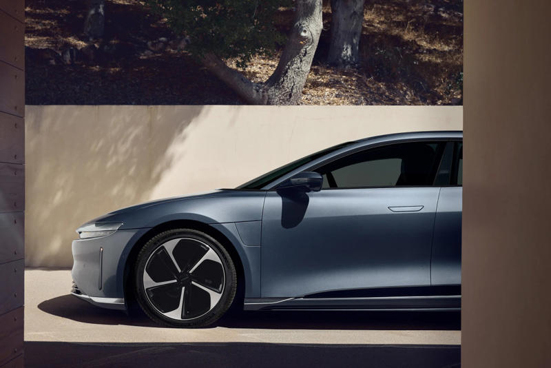 1. 2026 Lucid Air Pure RWD, 2. 2026 Tesla Model 3 Standard RWD, 3. 2026 Tesla Model Y Standard RWD, 4. 2026 Tesla Model 3 Premium RWD, 5. 2026 Lucid Air Touring