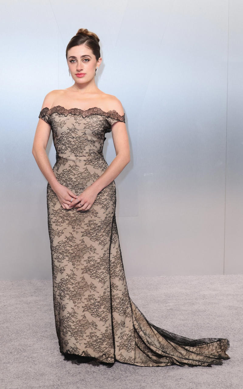 Rachel Sennott in Balenciaga Oscars 2026, Jane Fonda, Sarah Pidgeon in Calvin Klein, Olivia Rodrigo in Saint Laurent, Naomi Watts in Balenciaga, Monica Lewinsky in Oscar de la Renta, Kim Kardashian in Gucci, Wendi Deng Murdoch and Grace Murdoch, Minnie Driver, Nicole Kidman, Marisa Abela in Revolve, Zoe Saldana in Saint Laurent, Helen Hunt in Stella McCartney, Hailey Bieber in Giorgio Armani, Kaia Gerber in Givenchy, Colman Domingo in Jacquemus, Philippine Leroy-Beaulieu, Sir Mick Jagger and Melanie Hamrick, Jeff Goldblum and Emilie Livingston in ERL Artisanal, Cara Delevingne in Thom Browne, Karlie Kloss in Gucci, Anjelica Huston, Sarah Paulson and Holland Taylor, Leslie Mann, Meg Ryan, Lauren Sanchez Bezos and Jeff Bezos, Tracee Ellis Ross in Marine Serre, Dree Hemingway in Conner Ives, Isla Fisher in Yara Shoemaker, Jessica Alba in Tamara Ralph, Kris Jenner in vintage Valentino, Rachel Sennott in Balenciaga, Dua Lipa and Callum Turner, Kristen Wiig in Monse, Elle and Dakota Fanning, Simone Ashley, Laura Harrier in Gucci, Kendall Jenner in Chanel, Grace Gummer, Mamie Gummer, Louisa Jacobson in Khaite, Suki Waterhouse and Robert Pattinson, Rita Ora in Tamara Ralph, Jessie Buckley in Chanel, Nicole Kidman in Chanel, Rose Byrne in Dior, Teyana Taylor in Chanel, Renate Reinsve in Louis Vuitton, Timothée Chalamet in Givenchy, Kylie Jenner in Schiaparelli, Demi Moore in Gucci, Gwyneth Paltrow in Armani Privé, Michael B. Jordan in Louis Vuitton, Zendaya and Robert Pattinson, Emma Stone in Louis Vuitton, Kate Hudson and Goldie Hawn, Chase Infiniti in Louis Vuitton, Felicity Jones in Prada, Anne Hathaway in Valentino, Odessa A’zion in Valentino, Wunmi Mosaku in Louis Vuitton, Elle Fanning in Givenchy, Kirsten Dunst and Jesse Plemons, Amy Madigan in Dior, Zoe Saldaña in Saint Laurent, Mia Goth in Dior, Paul Mescal and Gracie Abrams, Inga Ibsdotter Lilleaas in Loewe, Mikey Madison in Dior, Rachel McAdams in Alberta Ferretti, Mckenna Grace, Pedro Pascal in Chanel, Barbie Ferreira in GapStudio, Adrien Brody in Gucci, Jacob Elordi in Bottega Veneta, Charithra Chandran in Miss Sohee, EJAE in Dior, Audrey Nuna in Thom Browne, Rei Ami in Rahul Mishra, Huma Abedin and Anna Wintour, Leonardo DiCaprio in Dior, Kate Hawley, Damson Idris in Prada, Sigourney Weaver in Valentino, Alana Haim in Louis Vuitton, Heidi Klum, Hudson Williams in Balenciaga, Alicia Silverstone, Channing Tatum in Versace, Kathy Bates, Chloe Zhao, Joel Edgerton, Misty Copeland in David Koma, Maya Rudolph in Chanel, Ava DuVernay in Louis Vuitton, Anna Wintour, Benicio Del Toro in Giorgio Armani, Usher in Giuliva Heritage, Melissa McCarthy, Jack O’Connell in Dunhill, Lola Kirke in Simone Rocha, Fran Drescher in Ami, Jason Bateman in Dunhill, Ariana Greenblatt in John Galliano, Stellan Skarsgård, Kristen Wiig in Elie Saab, Jacobi Jupe, Kieran Culkin in Paul Smith, Nick Jonas and Priyanka Chopra Jonas, Wagner Moura in Zegna, Conan O’Brien, Vicky Krieps in Bottega Veneta, Ethan Hawke, Shaboozey in Campillo, Spike Lee, Joe Alwyn in Valentino, Kevin O’Leary, Ryan Destiny in Ami, Javier Bardem, Mark Strong in Giorgio Armani, Felix Kammerer in Saint Laurent, Ginnifer Goodwin in Monse, Susie and Nick Cave, Amelia Dimoldenberg in Ralph Lauren, Manu Rios in Saint Laurent