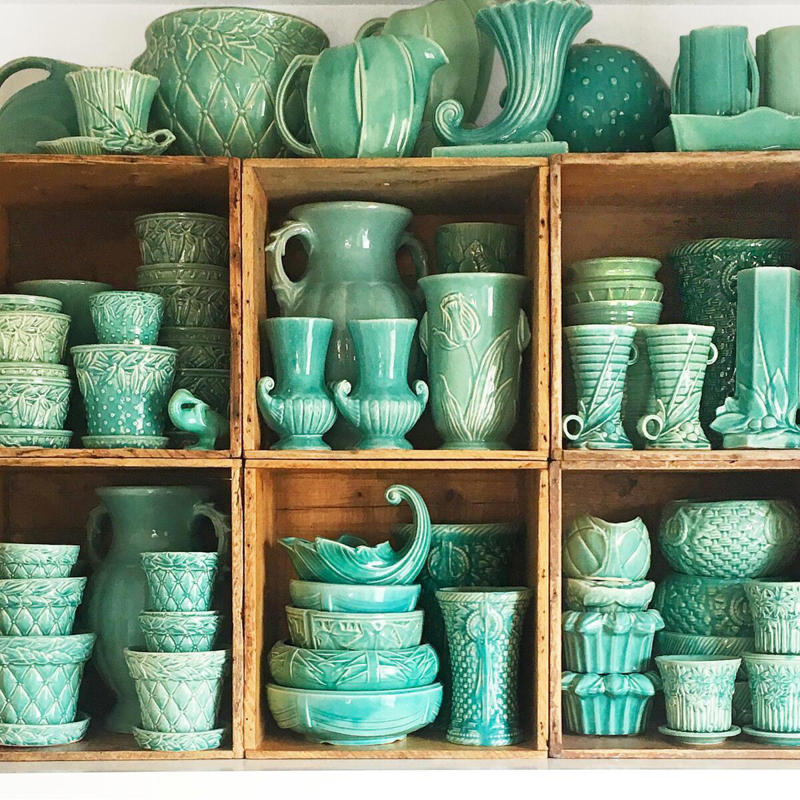 Jadeite, 4-H Memorabilia, Girl Scout Gear, Cabbageware, Passata Bowls , Landscape Paintings, McCoy Pottery, Belleek Dinnerware, Depression Glass