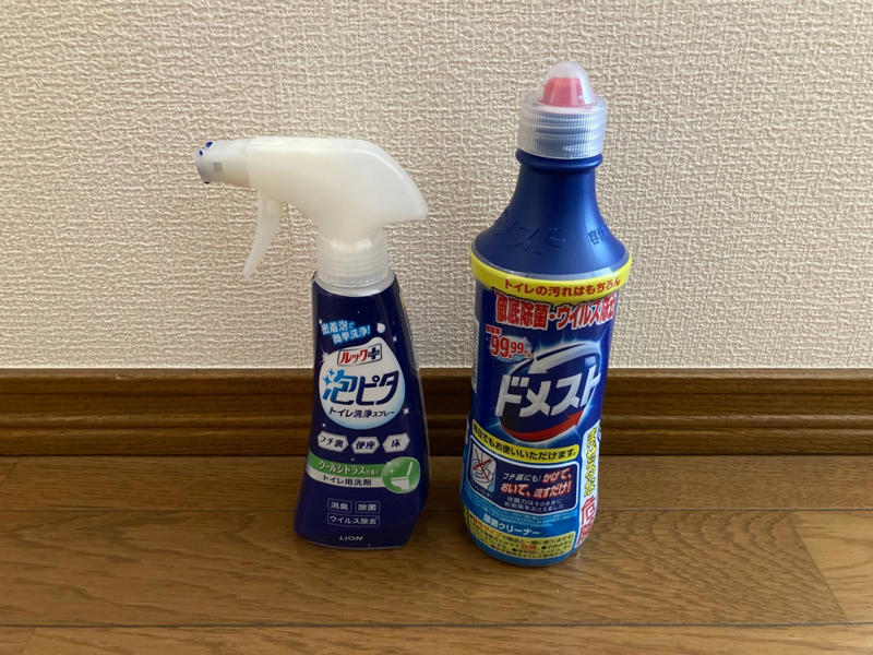 その1.便器の中だけを掃除して終わらせる, その2.いきなりウエットシートで拭く, その3.洗剤を多く使いすぎている, その4.手が触れる場所を掃除していない