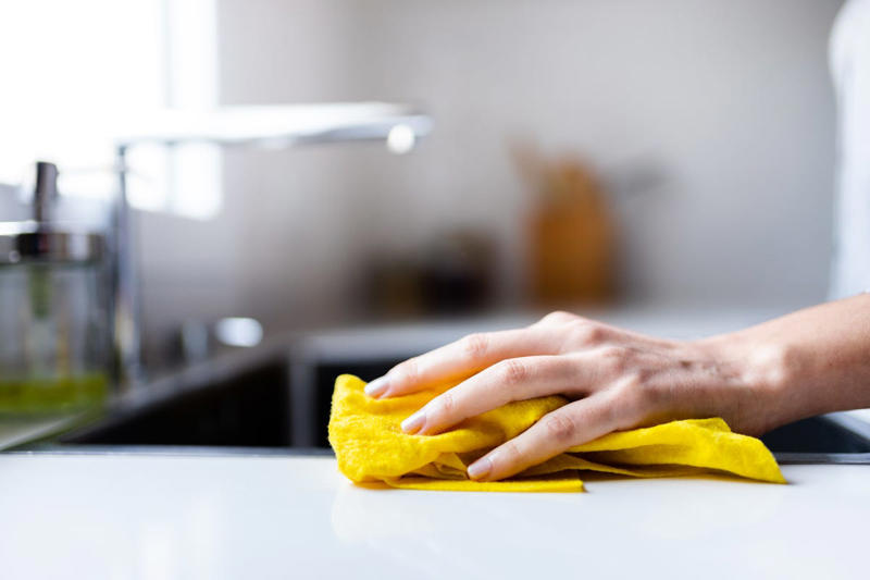 1. Using too much cleaning product, 2. Using one cloth for every cleaning job, 3. Ignoring soap residue, 4. Using a blunt tool for tight spaces, 5. Cleaning with a dry cloth, 6. Reusing dirty mop water, 7. Thinking that cleaning and disinfecting are the same, 8. Mixing cleaning products